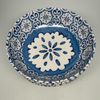 8 Pc Blue Malta Tile Pattern Melamine Plate & Bowl Set 4 Plc Settings Rachel Ray