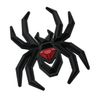 1pc Custom New Spider Emblems 3D Fender Rear Door Badges Sticker Replacement for F-150 Silverado Sierra RAM Black Widow Edition (BlackRed)