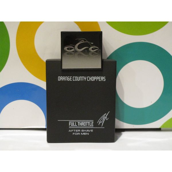 ORANGE COUNTY CHOPPERS ~ FULL THROTTLE AFTER SHAVE FOR MEN ~ 3.4 OZ