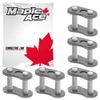 MAPLE ACE #60 Connecting Master Link for Roller Chain Single Strand (Qty 5)