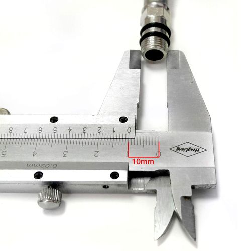 Xcel Home 2 x M10 x1/2 Flexible Tap Connectors (500mm) | 10 Lengths | Pair of BSP Kitchen/Basin Monobloc Mixer Flexi Pipe Tails | Braided Stainless Steel