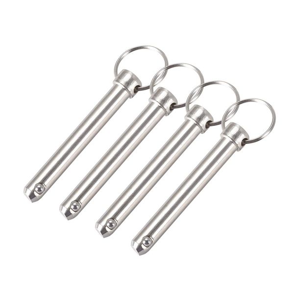 sourcing map Quick Release Pin 10mmX70mm Marine Hardware for Boat Bimini Top Deck Hinge 4Pcs