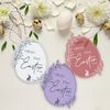 First Easter Personalised Egg: Floral Design, Acrylic Egg, Custom Name, First Easter Pictures, First Easter Design, Baby's First Easter