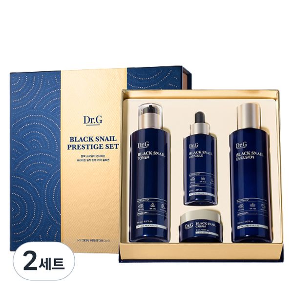 Dr.G Black Snail Prestige Toner + Emulsion + Ampoule + Cream 15ml Set