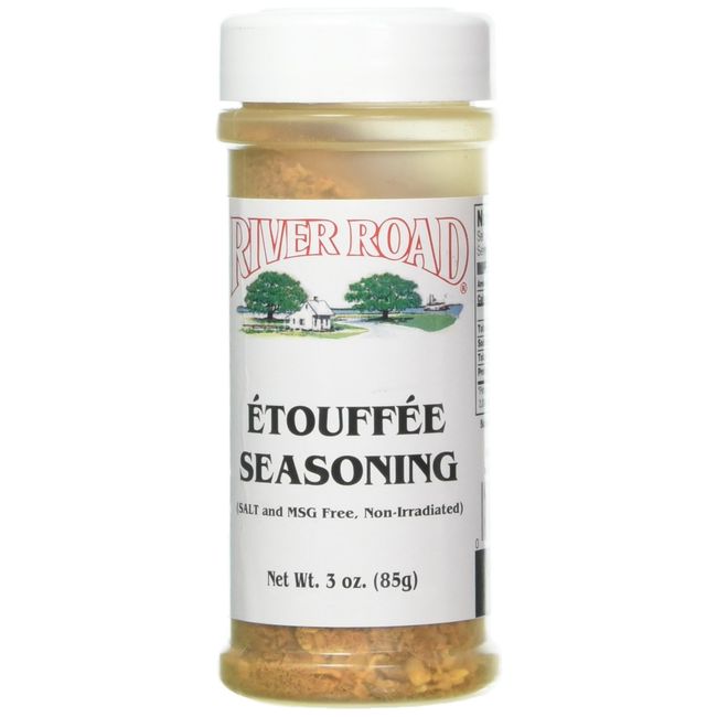 River Road Etouffee Seasoning, 3 Ounce Shaker (Salt-Free, No MSG Blend)