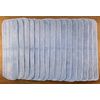 16ct Ansell 19.2" Flat Microfiber Mop Replacement Pads, Washable, Blue, New S5