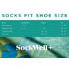 Sockwell Women's Chevron Moderate Graduated Compression Sock, Lt. Grey - S/M