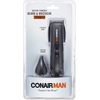 Conairman Beard Trimmer for Men, Includes Nose and Ear Trimmer and 5-Position