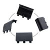 4Pack Replacement Battery Back Cover for Xbox Wireless Controller, Controller Shell Cover Part for Xbox One S, Battery Cover Door