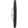 15 Inch Black Cushioned Alum 3-Spoke Steering Wheel, Flat