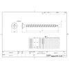 HC 10176733 Color Course Thread, 32 White, Approximately 160 Pieces