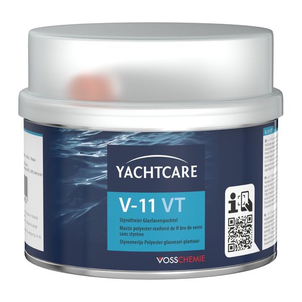 Yachtcare 2k Glasfaserspachtel 200g - Spachtelmasse für Boot, KFZ, Auto & DIY