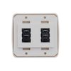 Double SPST On-Off Switch with Bezel, Technology Components 12V Light Switch RV Switch | RV Electrical | Toggle Switch for RV, Camper, Trailer