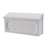 Gibraltar Mailboxes Windsor Small Capacity Rust-Proof Plastic White, Wall-Mount Mailbox, WMH00W04