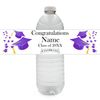 Purple Graduation Water Bottle Label (24CT) Customized by Partypro