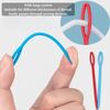 100PCS Plastic Sewing Needles for Beginners,Colored Sewing Needles,Darning Needles,Eye Blunt Needles,Hand Sewing Needles-7CM