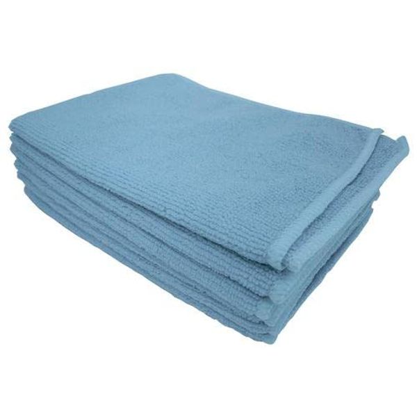 Finchley 5 Star Facilities Microfibre Cleaning Cloth Colour-coded Multi-surface Blue [Pack 6]+ free refill pen (3)