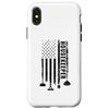 Housekeeper US Flag Janitor Housekeeper Case for iPhone X/XS