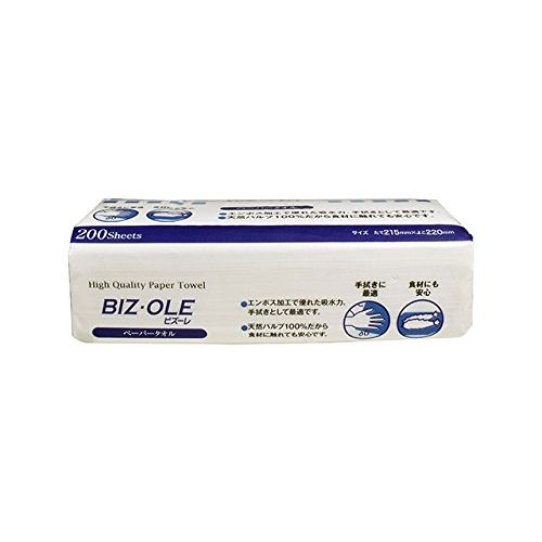 bizu-re Regular Paper Towels 215 × 220 mm 200 Piece x30p