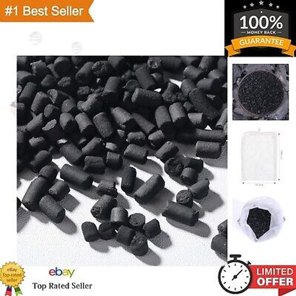 Bamboo Activated Carbon Pellets for Clear Aquarium Water & Fish Tanks