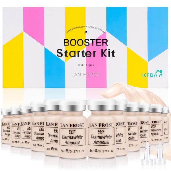 BB Pigment Serum Starter Kit Hyaluronsäure Essenz Foundation BB Facial Glow Skin Care Kit 8ml 12pcs, kombiniert mit Niacinamid und Peptiden, um den Hautton aufzuhellen Anti-Aging Foundation #1