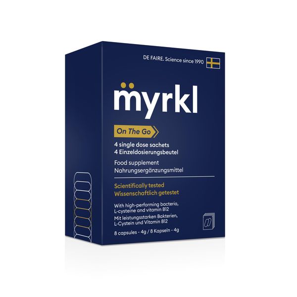 Myrkl 8 Capsules - Unique Regeneration Supplement, Morning Energy with L-Cysteine and Vitamin B12