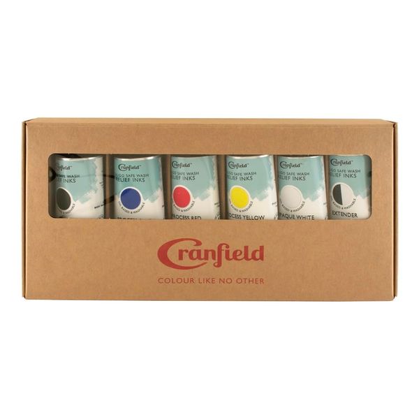 01.Caligo Safe Wash Relief Ink Set 6 x 75ml