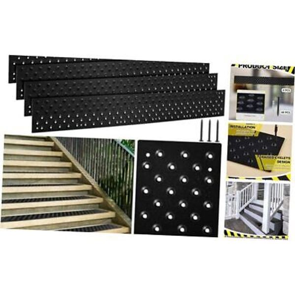 Pcs Non Slip Aluminum Stair Tread 30 x 3.75 Inch Metal Stair Nosing Powder 4