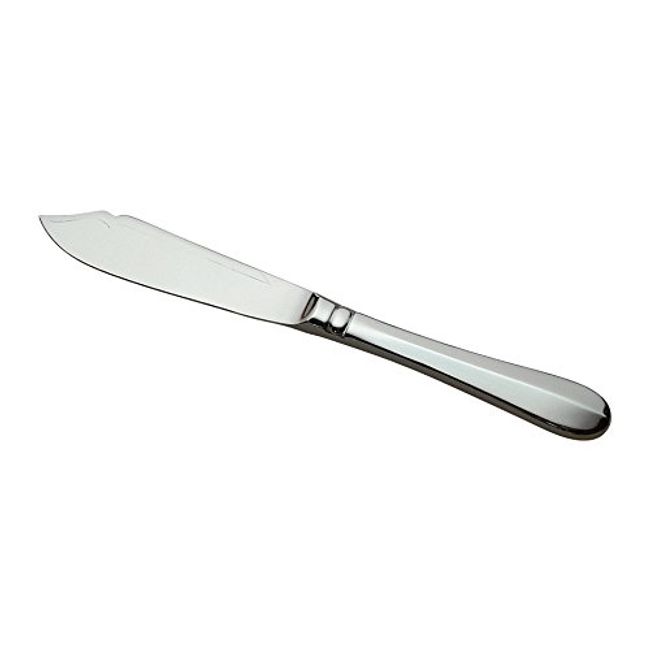 Arasawa Seisakusho Alpha Bloom Fish Knife, Medium Pattern, 18-8 Stainless Steel