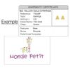 Mondepetit - Yellow Gold 18K Nose Piercing Balls Shine