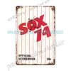 1974 baseball  vs.  metal tin sign a wall art