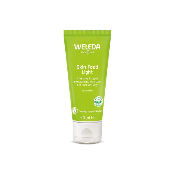 WELEDA Skin Food, Light Body Cream Fresh and Friendly Scent, 1.0 fl oz (30 ml)