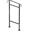 Wrought Iron Handrail Stair Railing Fit 1 Step Adjustable Hand Rail