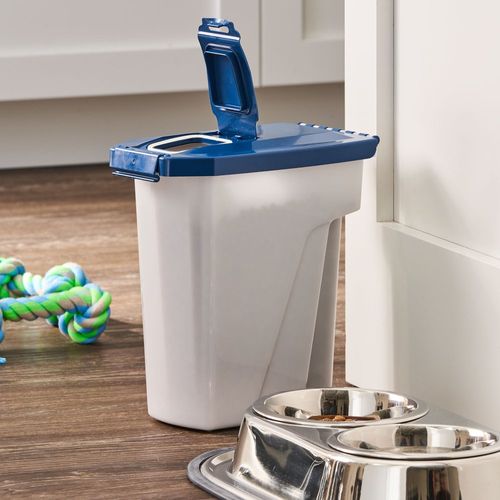 Extra-Large Plastic Pet Food Storage Container Locking Lid Moisture Resistant