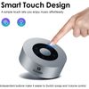 Silver 5-Watt Mini Bluetooth Portable Wireless Speaker Aux In Micro SD Mic