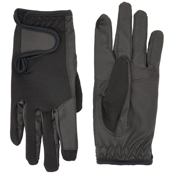 Rhinegold Super Stretch Mesh Back Glove-Medium-Black