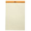 Rhodia Yellow Page Notepad, No19 A4+, Lined - Orange (19660C)