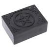 Star Black Soapstone Box 3"x4"