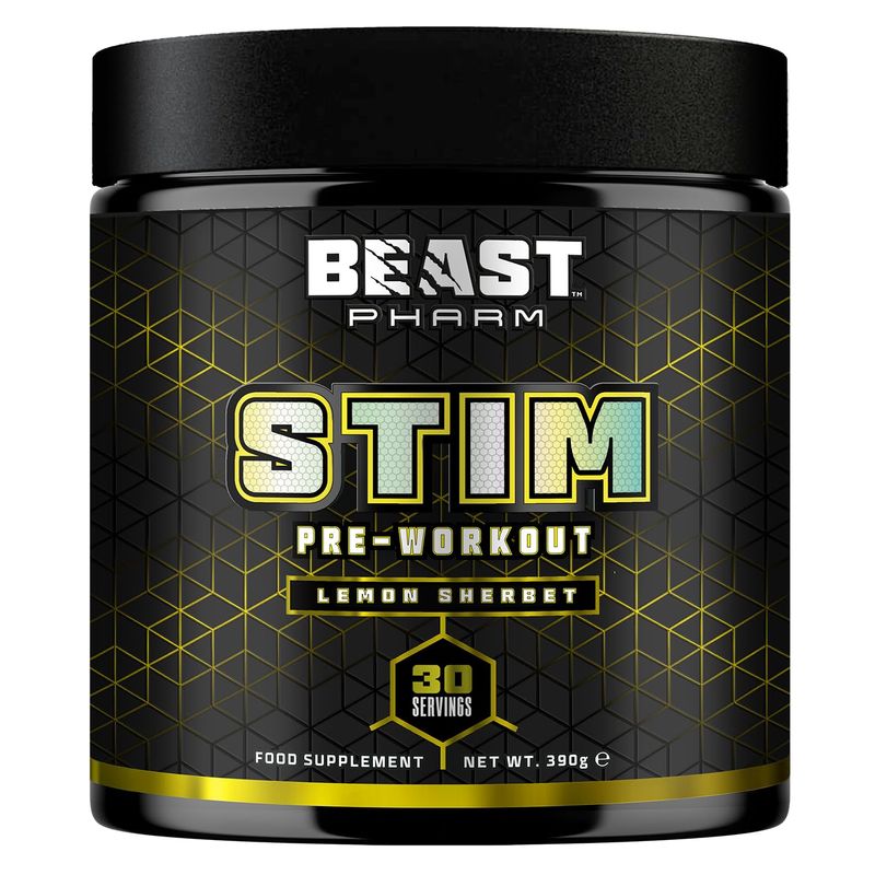 Beast Pharm | Pre Workout Powder | Eddie Hall's STIM | 390g / 30 ...