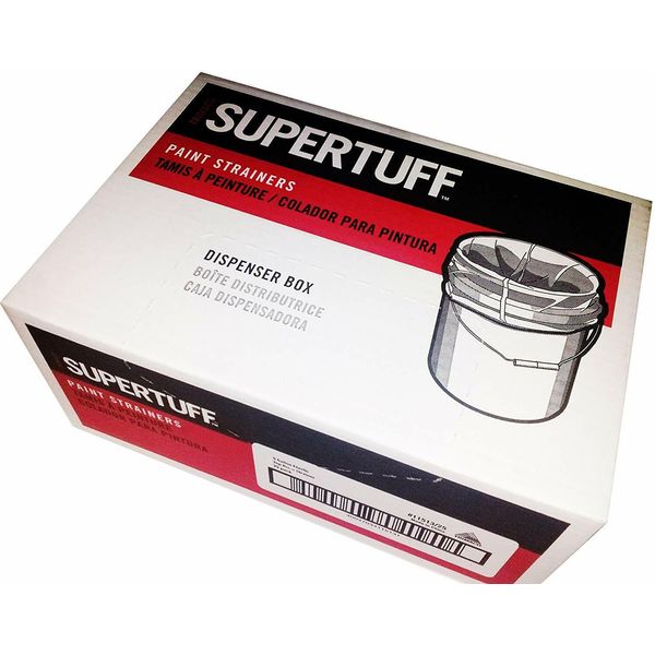 TRIMACO SuperTuff Mesh Paint Strainers, Elastic Top, 1 Gallon, 11511, 25/Box