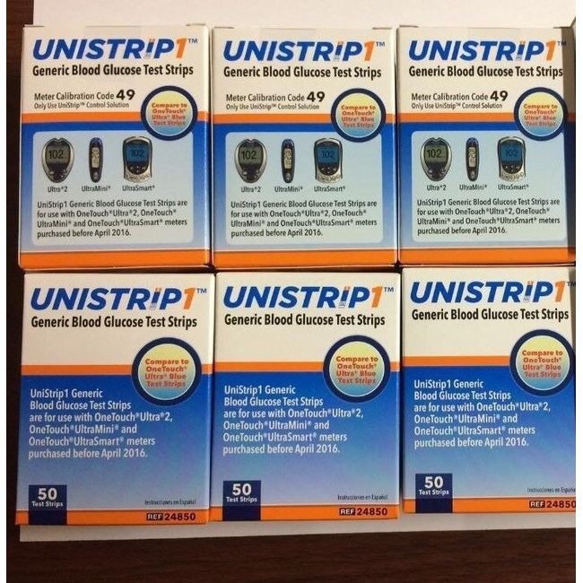 UniStrip 300 Test Strips For Onetouch® Ultra® Meters 05/16/2025