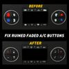 Replacement Climate Control Button Stickers For 2007-2014 Chevrolet GMC HVAC New