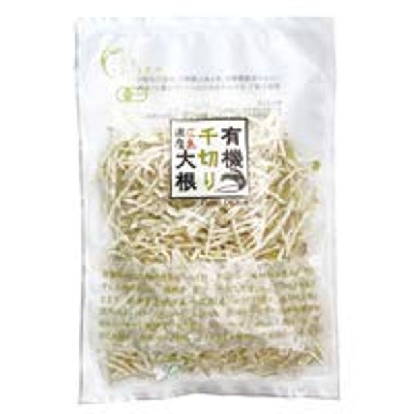 Kodama Foods Organic Julienne Daikon Radish (Dried) from Hiroshima Prefecture, Osawa Japan, 1.4 oz (40 g) x 6 Packs