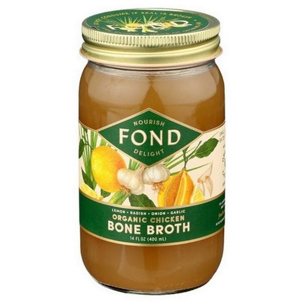 Organic Lemon Radish Onion Garlic Chicken Bone Broth 14