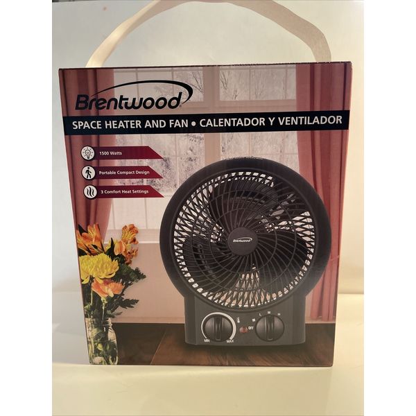 New Brentwood Space Heater And Fan *Free Shipping *