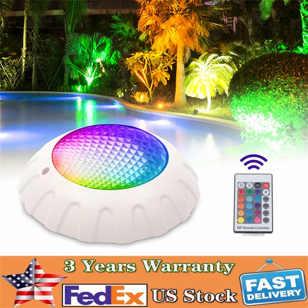 Waterproof Underwater Pool Light Wall Mounting Remote Control for Swimming Pool