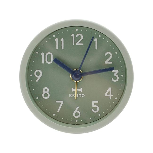 BRUNO Round Little Clock [Green] Watch Alarm BCA013-GR