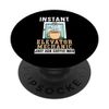 Instant Elevator Mechanic Just Add Coffee Mug Elevator PopSockets Swappable PopGrip