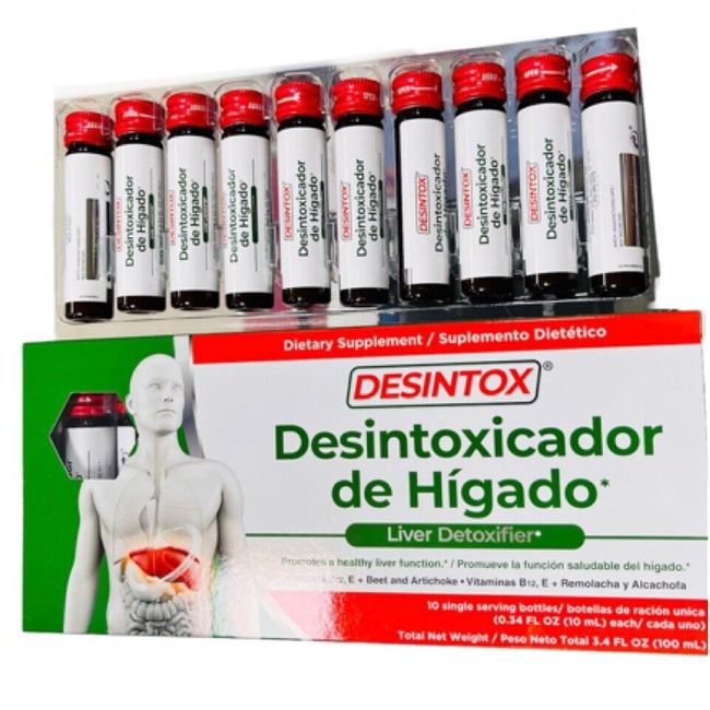 Desintoxicador de Hígado  / Liver Detoxifier W Vitamins B12, E + BEET & ARTICHOK