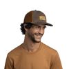 Buff Explore Trucker Cap, Brown, L